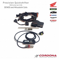 Precision Quickshifter 8 Combo Strain Gauge Quickshifter Kytkimellä, Yleismalli (4-syl./4-Puolaisiin) - Cordona
